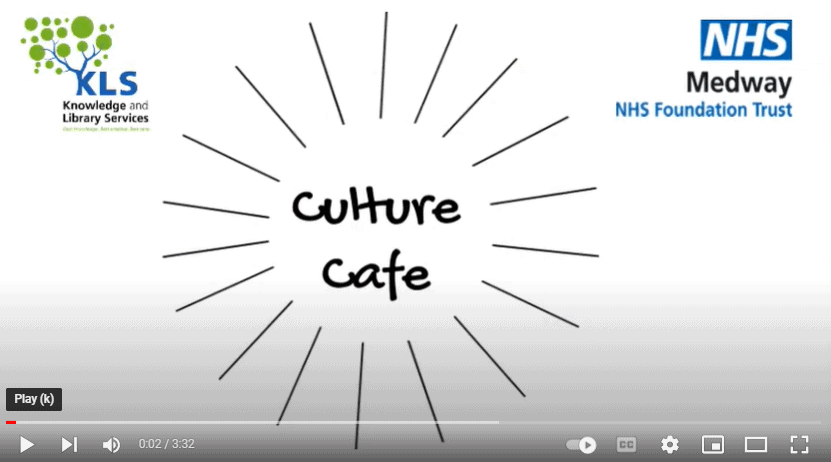 Culture Cafe! 5 September 2pm-3pm, Library reading room
